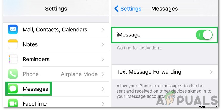 아이폰 iMessage/FaceTime 활성화 중  오류가 발생했습니다  오류 해결 방법