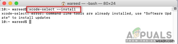 macOS에서 sudo: apt-get: command not found 오류 해결 방법