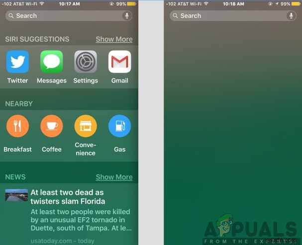 iOS에서 Siri 제안(사전 예측 추천)을 비활성화하는 방법