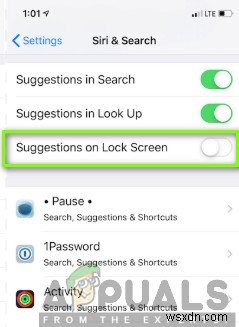 iOS에서 Siri 제안(사전 예측 추천)을 비활성화하는 방법