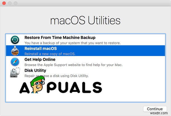 macOS High Sierra 재설치 시 APFS 설치용 사전 부트 볼륨을 생성할 수 없음 오류 해결 방법