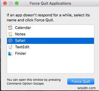 Mac에서 강제 종료(Force Quit) 명령을 사용하는 5가지 방법