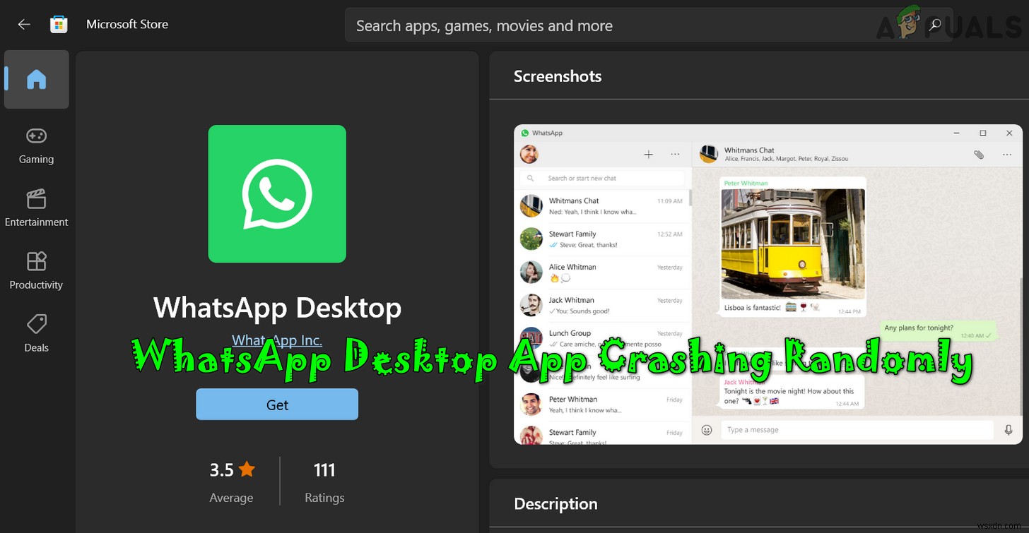 WhatsApp 데스크톱 앱 충돌 문제 해결 방법 총정리