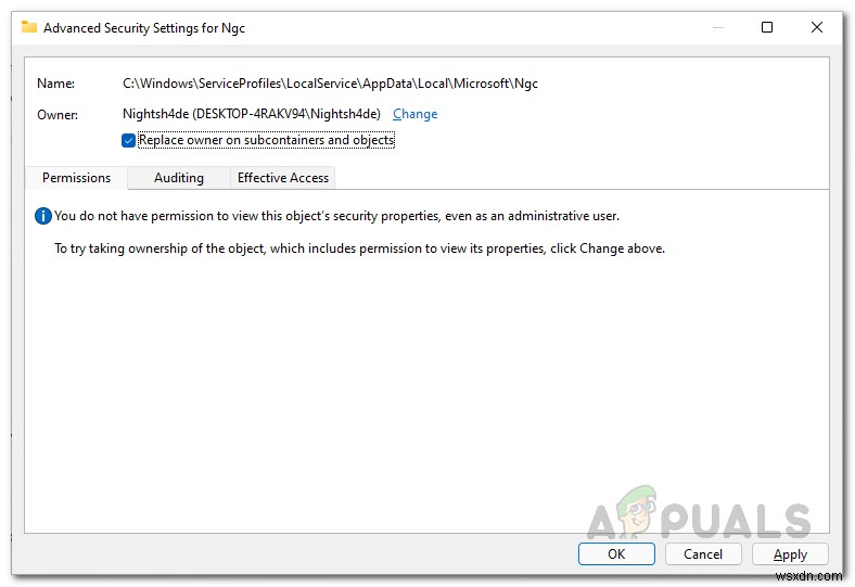 Windows Hello 문제가 발생하여 PIN을 사용할 수 없습니다 오류 해결 방법