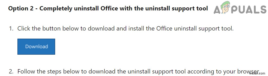 [해결 방법] Windows에서  Office 업데이트 중입니다. 잠시만 기다려 주십시오  화면에 멈추는 문제