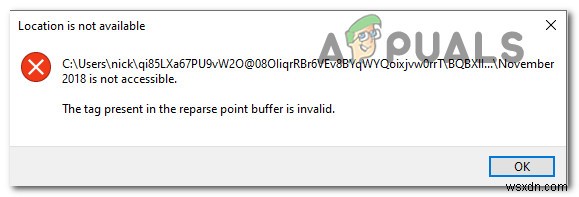 OneDrive 재분석 지점 버퍼에 있는 태그가 잘못되었습니다 오류 해결 방법