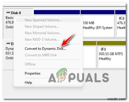 Windows에서 기본 디스크를 동적 디스크로 변환하는 방법 총정리