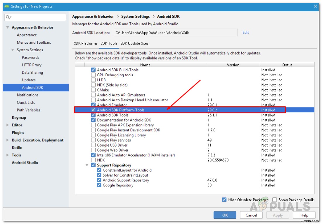 Android Studio ADB를 찾을 수 없음 오류 완벽 해결 가이드