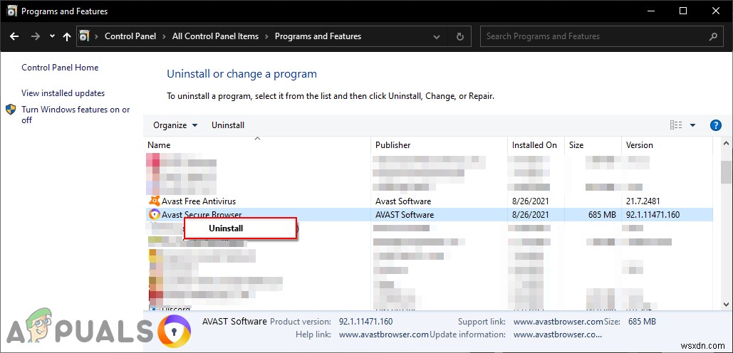 Avast Secure Browser 완전히 제거하는 3가지 방법