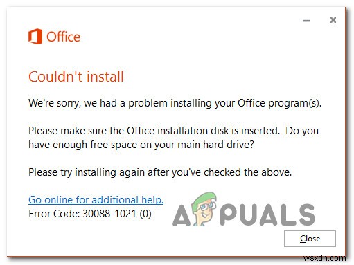 Microsoft Office 설치 오류 30088-1021(0) 완벽 해결 가이드