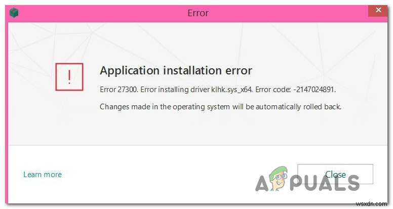 Windows에서 Kaspersky 백신 설치 오류 27300 완벽 해결 가이드