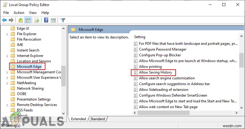 Windows 10에서 Microsoft Edge 방문 기록 저장을 차단하는 완벽 가이드