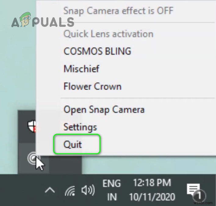 Windows에서 Snap Camera가 삭제되지 않을 때 해결 방법