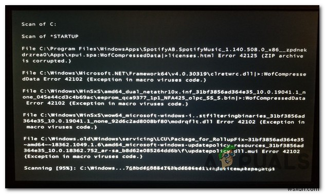 [해결 방법] Avast 부팅 검사 오류 42102  매크로 바이러스 코드 예외  수정하기