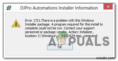 Windows에서 Java 오류 1721 해결하는 완벽 가이드