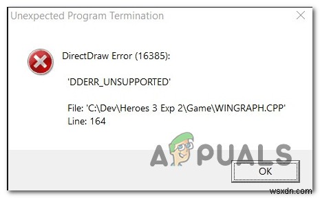 Windows 10에서 레거시 게임 실행 시 DirectDraw 오류(16385) 해결 방법