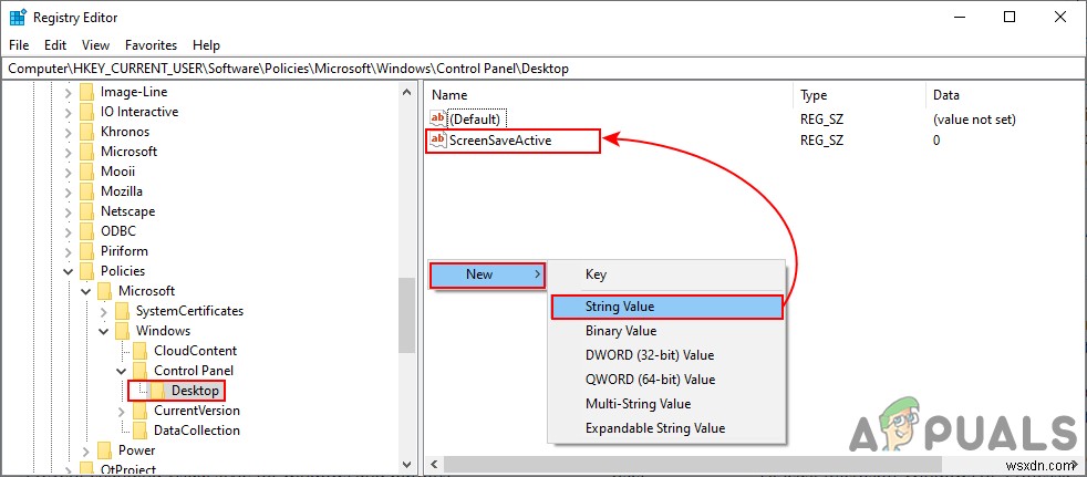 Windows 10에서 표준 사용자의 화면 보호기를 비활성화하는 방법