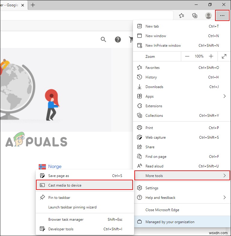 Microsoft Edge 도구 모음에 캐스트(Cast) 아이콘을 추가하는 3가지 방법