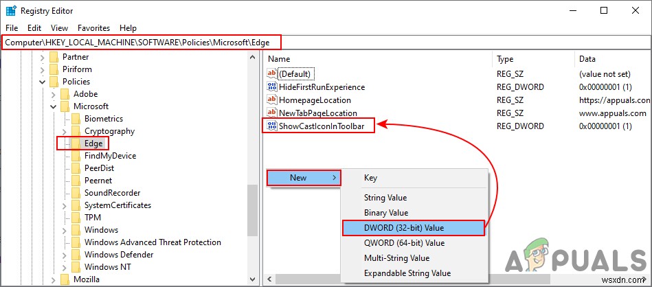 Microsoft Edge 도구 모음에 캐스트(Cast) 아이콘을 추가하는 3가지 방법