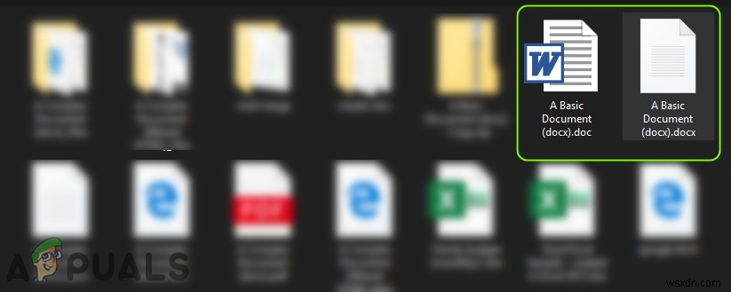 DOCX 파일에 Word 아이콘이 표시되지 않을 때 해결 방법