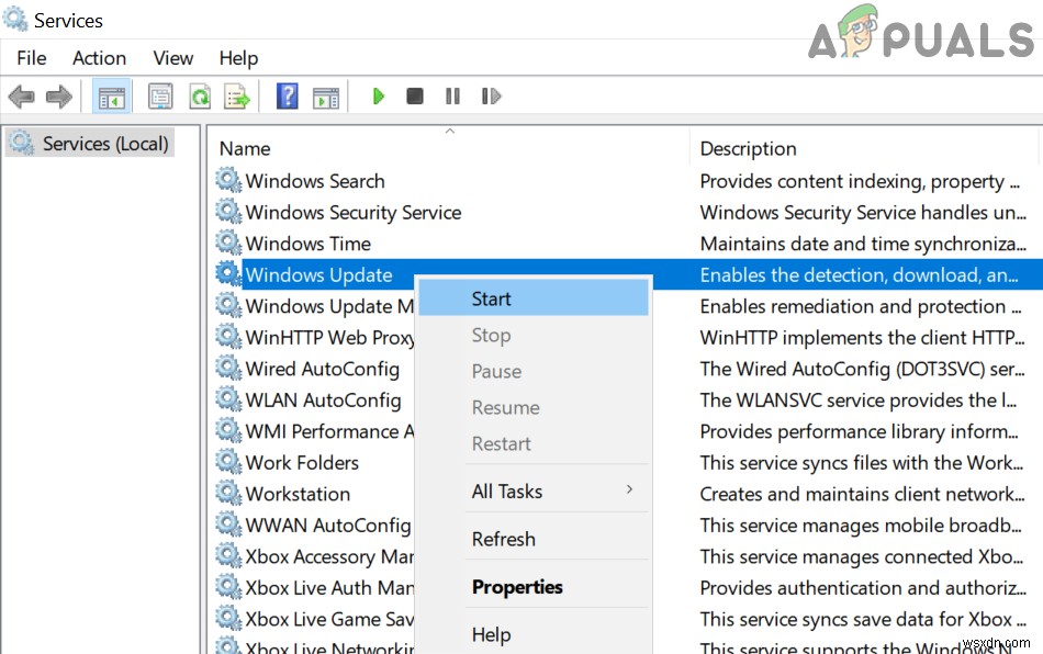 [해결됨] Windows Update 오류: 업데이트 서비스 중 하나가 제대로 실행되지 않음