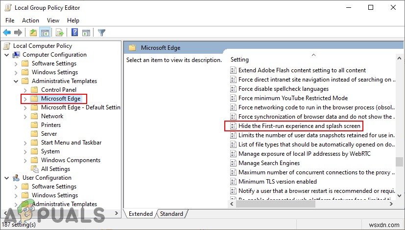 Microsoft Edge Chromium 첫 실행 화면(First Run Experience) 비활성화하는 방법