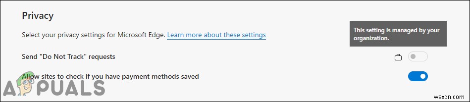 Microsoft Edge에서 추적 금지(Do Not Track) 요청 보내기 설정하는 방법