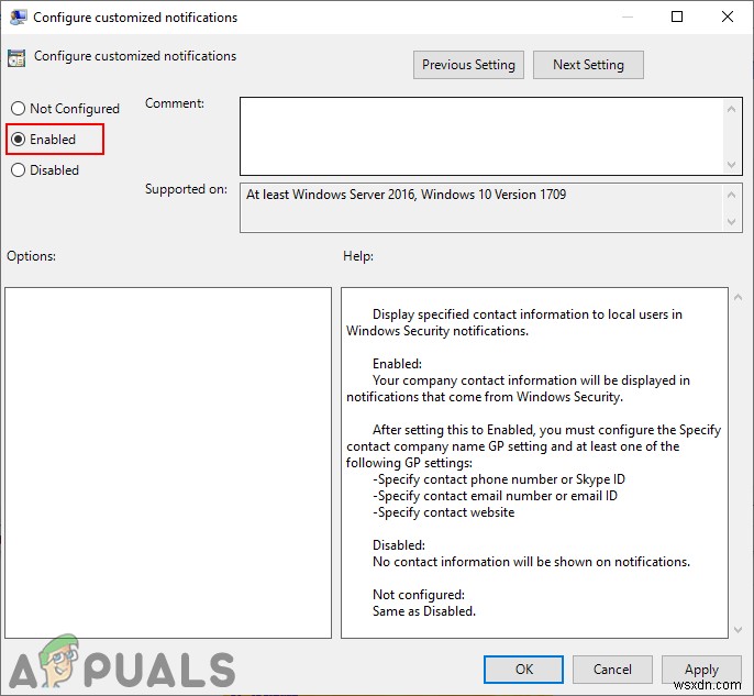Windows 보안에서 지원 연락처 정보를 사용자 지정하는 방법