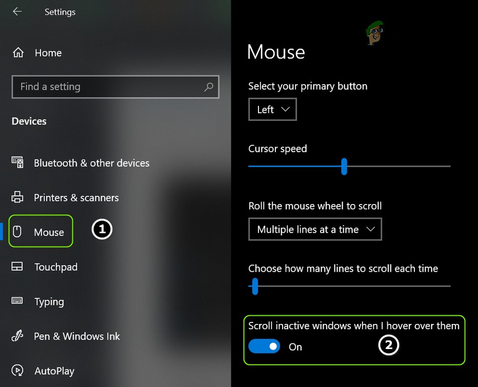 Windows 10에서 하이퍼링크에 마우스를 올릴 때 자동 선택되는 현상 해결 방법 총정리