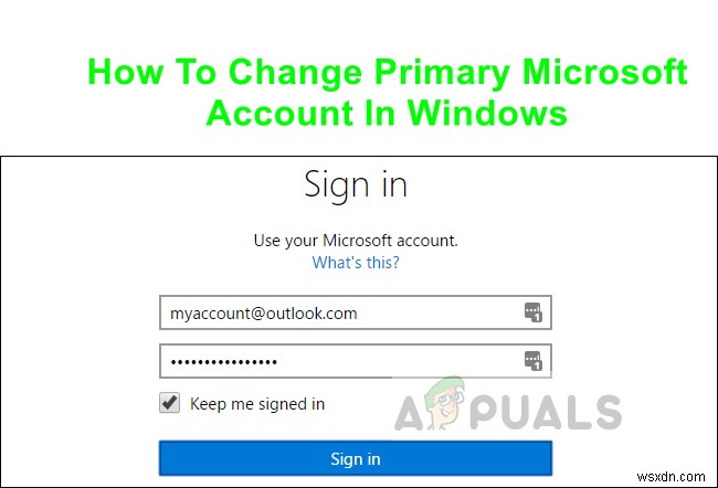 Windows에서 기본 Microsoft 계정을 변경하는 방법