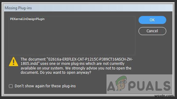 Adobe InDesign 누락된 플러그인 오류 해결 방법 완벽 가이드