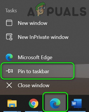 Microsoft Edge가 작업 표시줄에서 새 창으로 열리는 문제 해결 방법