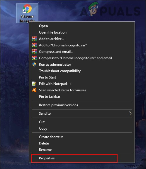 Windows에서 Chrome 시크릿 모드 바로 가기 만드는 방법