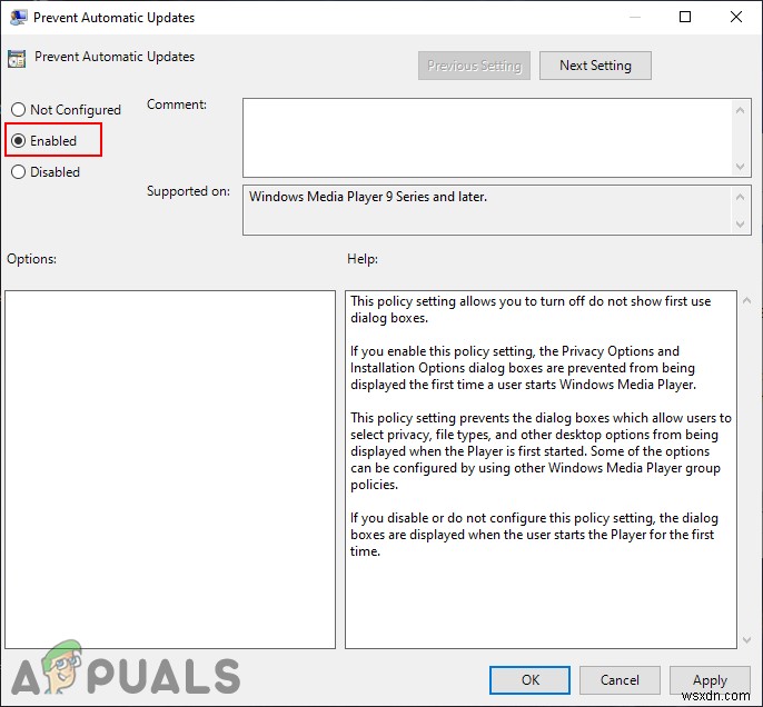 Windows Media Player 자동 업데이트 활성화 및 비활성화 방법