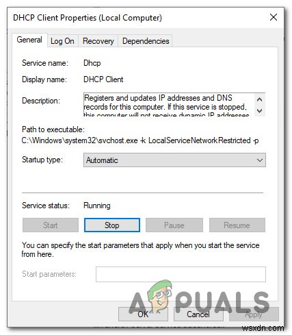 ipconfig 실행 시  인터페이스 이더넷 해제 중 오류가 발생했습니다  오류 해결 방법 총정리