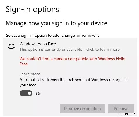 [해결 방법] Windows Hello 호환 카메라를 찾을 수 없음 오류 수정하기