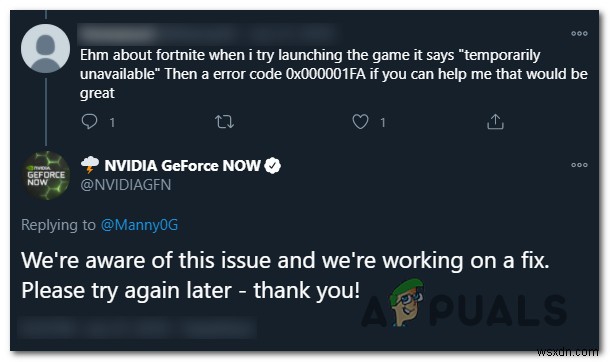 Nvidia GeForce Now 오류 코드 0x000001FA 해결 방법 총정리