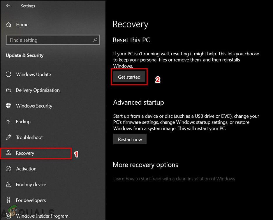 Windows 업데이트 서비스 누락 오류 해결 방법