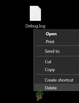 PC 바탕화면에 디버그 파일(debug.log)이 생기는 이유와 해결 방법 총정리