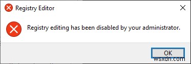 표준 계정 사용자를 위해 Windows 레지스트리 편집기 접근을 차단하는 방법