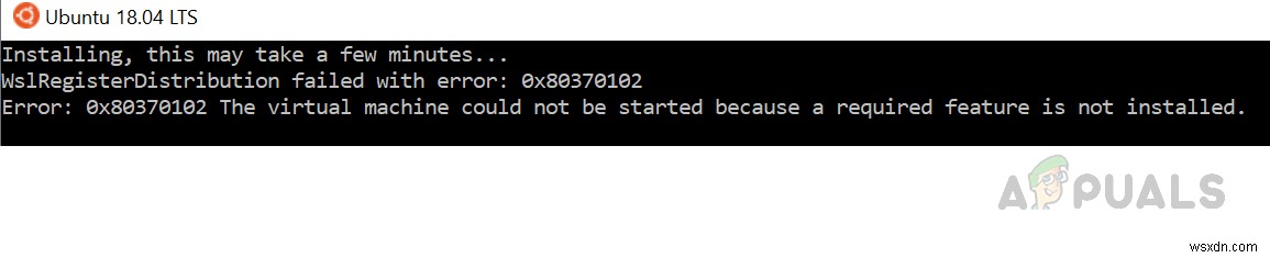 Windows 10 WSL 배포 등록 오류 0x80370102 해결 방법 총정리