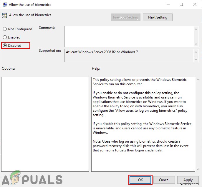 Windows 10에서 얼굴 인식 및 지문 로그인을 비활성화하는 방법