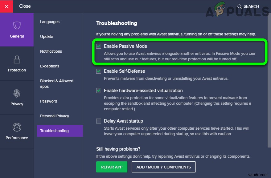 Avast 뱅크 모드가 작동하지 않을 때 해결하는 9가지 방법