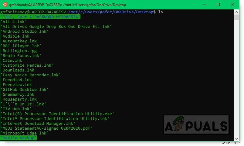 Windows 10에서 Linux bash 스크립트로 지저분한 데스크톱 자동 정리하기