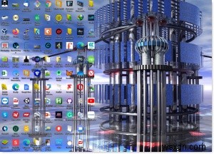 Windows 10에서 Linux bash 스크립트로 지저분한 데스크톱 자동 정리하기