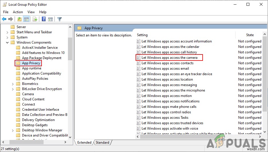 Windows 10에서 앱의 카메라 접근을 차단하는 방법 총정리
