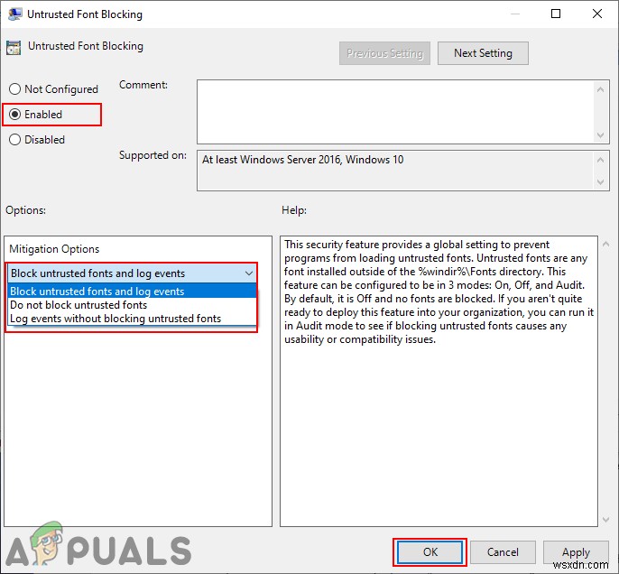 Windows 10에서 신뢰할 수 없는 글꼴 차단하는 방법 총정리