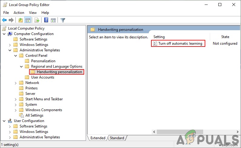 Windows 10에서 자동 학습(Automatic Learning) 기능을 비활성화하는 방법