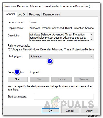 Windows Defender 위협 서비스가 중지되었습니다 오류 해결 방법