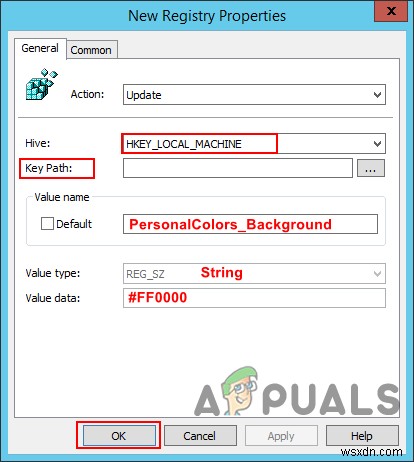 Windows Server 2012 R2에서 배경 및 강조 색상을 지정하고 고정하는 방법